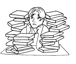 overwhelmed student
