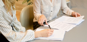 signing document